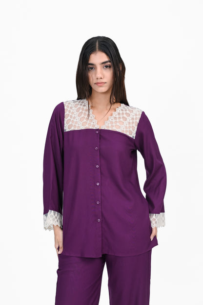 COTTON LACY NIGHTSUIT