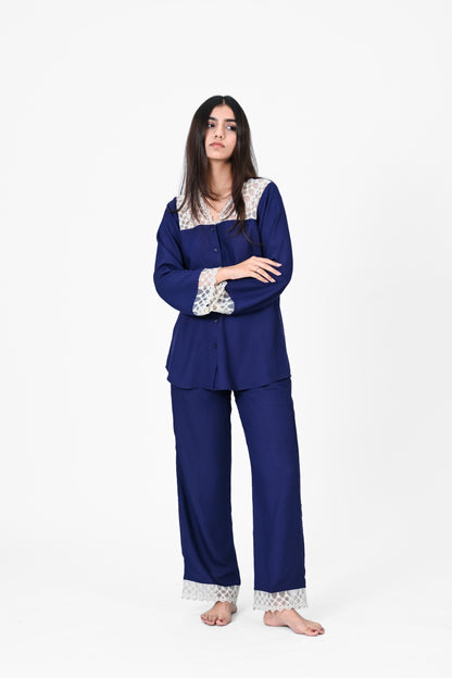 COTTON LACY NIGHTSUIT