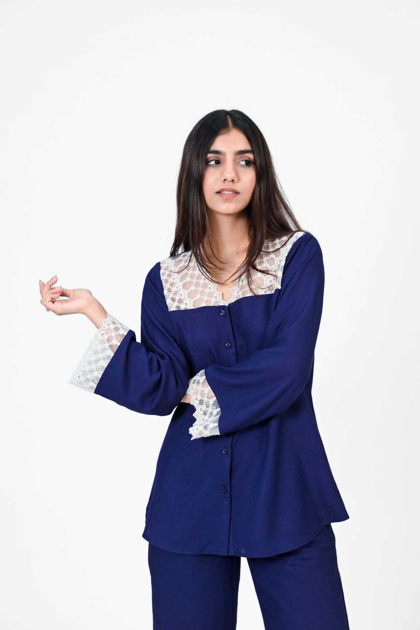 COTTON LACY NIGHTSUIT