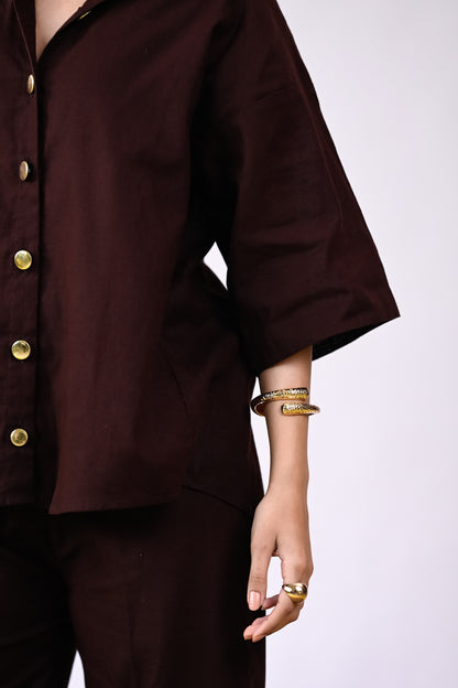 NOIR LINEN CO-ORD SET