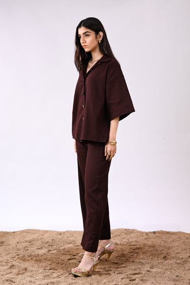 NOIR LINEN CO-ORD SET