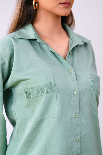 GYPSY SOUL FRINGED SHIRTS.