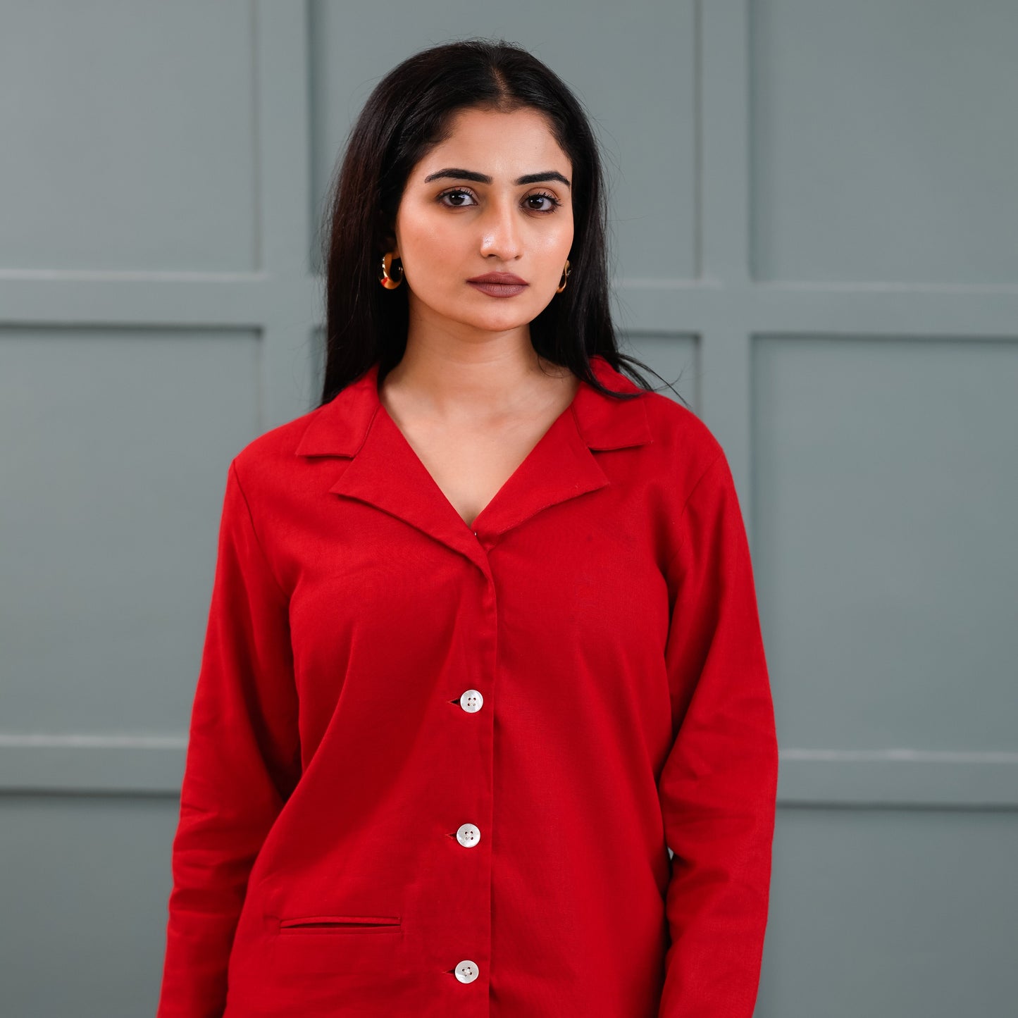 PEARLESCENT BLAZER CO-ORD SET